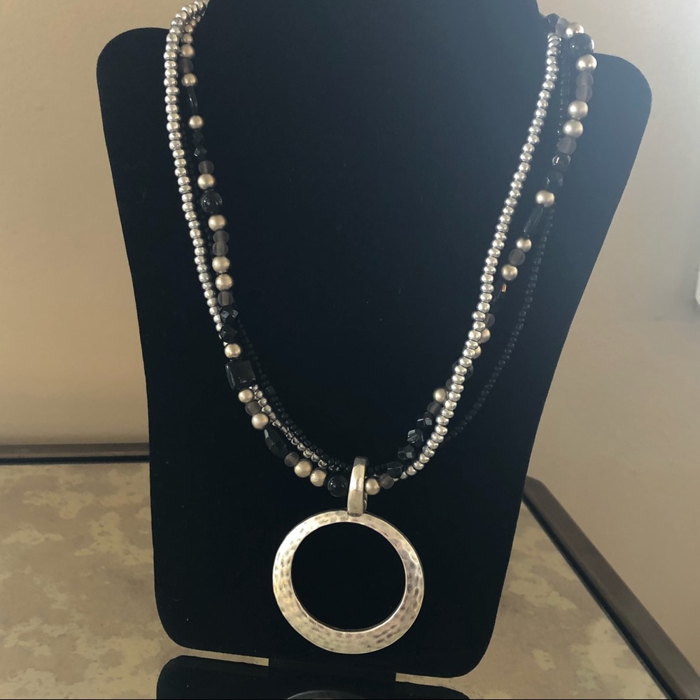 Premier Designs Night Life Necklace with enhancer.